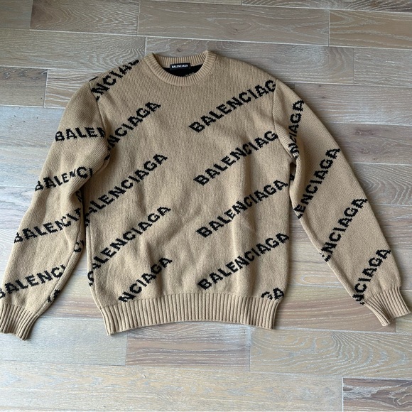 BALENCIAGA all over logo sweater - Picture 2 of 4